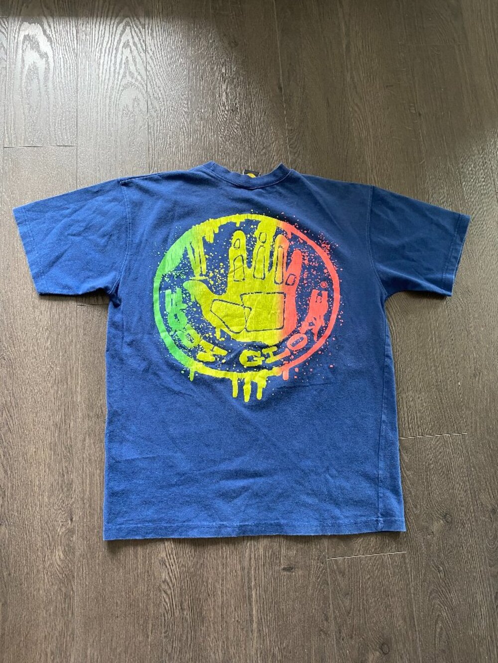 VINTAGE 90S BODY GLOVE LOGO SURF TSHIRT SIZE LARGE